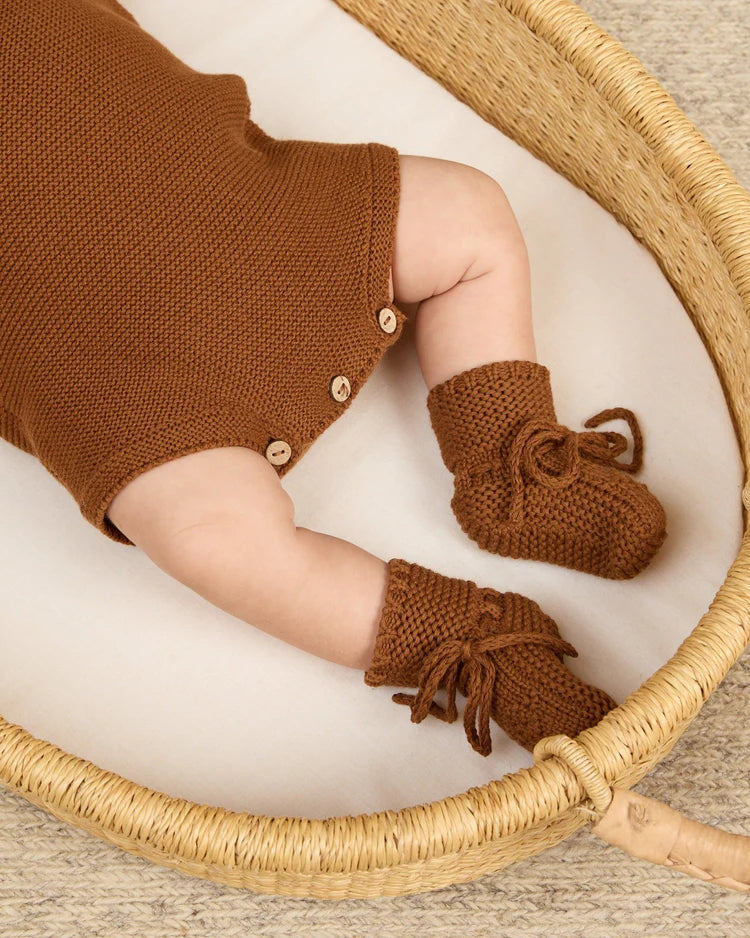 Bottines en tricot Cannelle | Quincy Mae