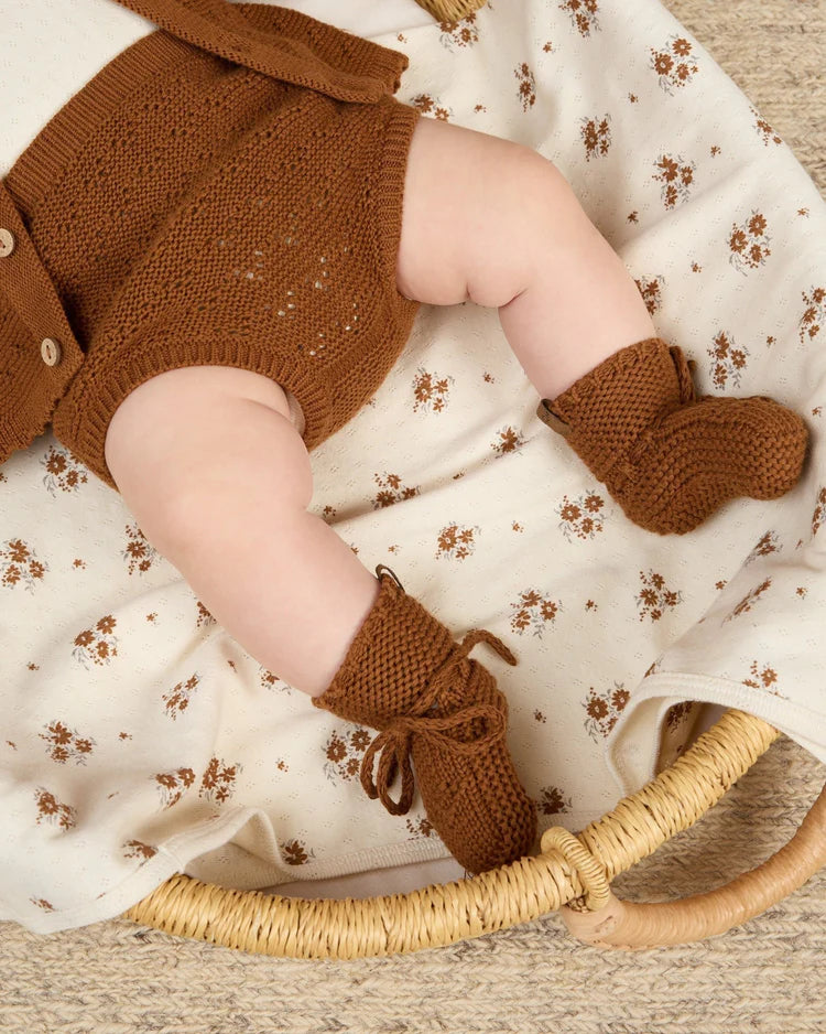 Bottines en tricot Cannelle | Quincy Mae