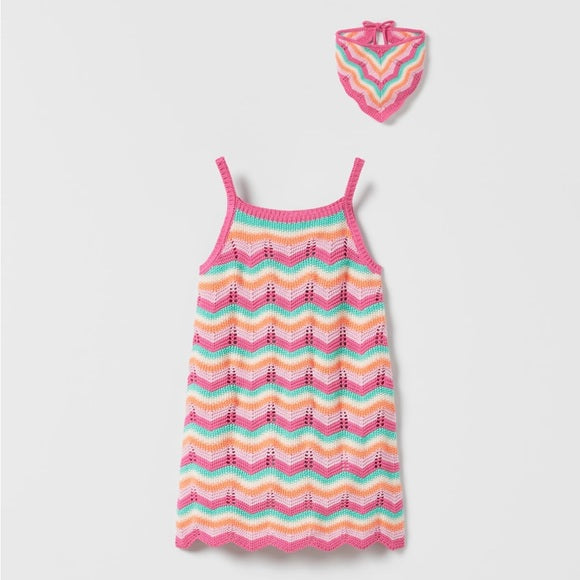 SM | Robe et bandeau crochet Zara 12-18 mois