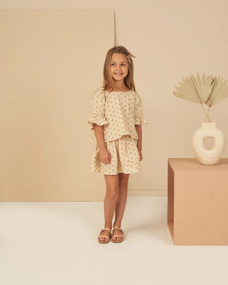 Ensemble Vintage Fleur 4-5 ans | Rylee + Cru