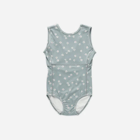 Leotard Blue Daisy 6-7 ans | Rylee + Cru