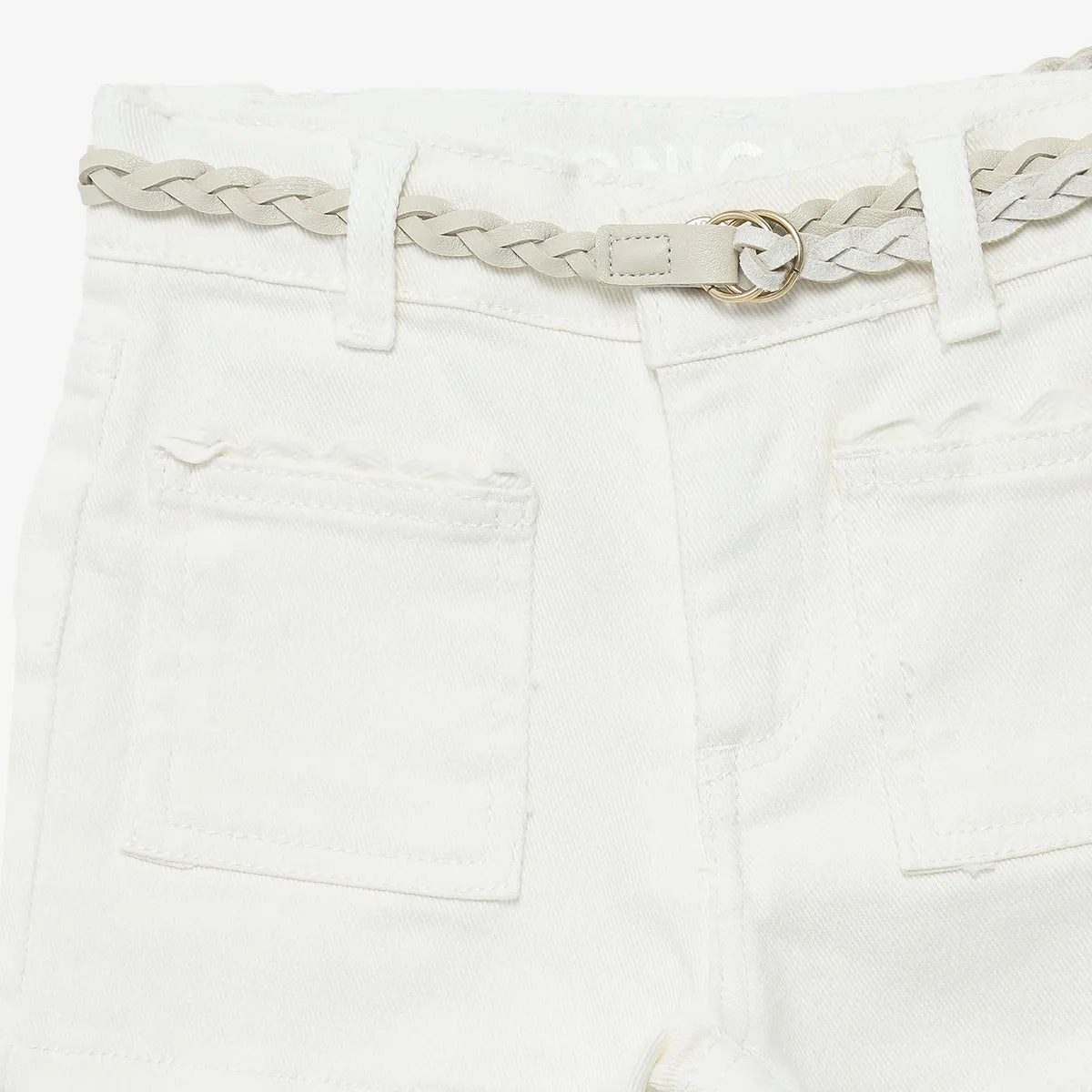 Short de jeans crème | Coniglio